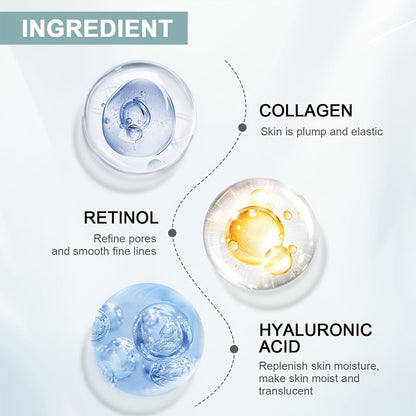 RollerbalCollagen Eye Cream -Alcohol-Free, Long-Lasting Hydration& Deep Protection,